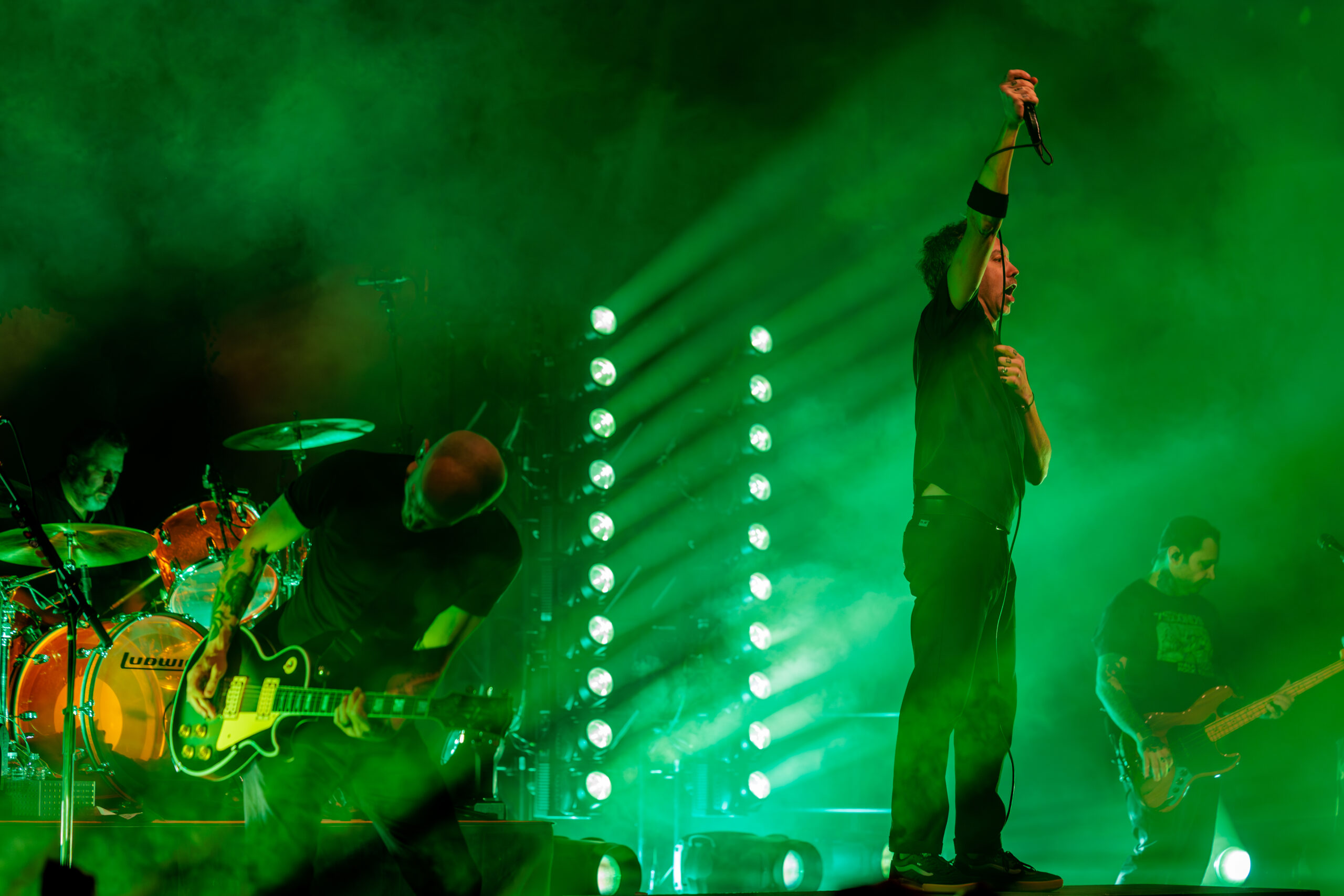 Rise Against photo by Casey Conemac for HM Magazine