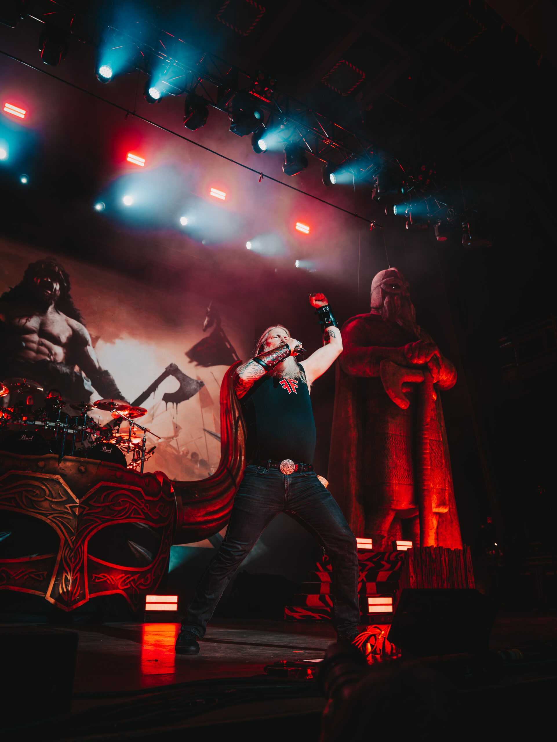 Amon Amarth photo by Zak DeFreze for HM Magazine