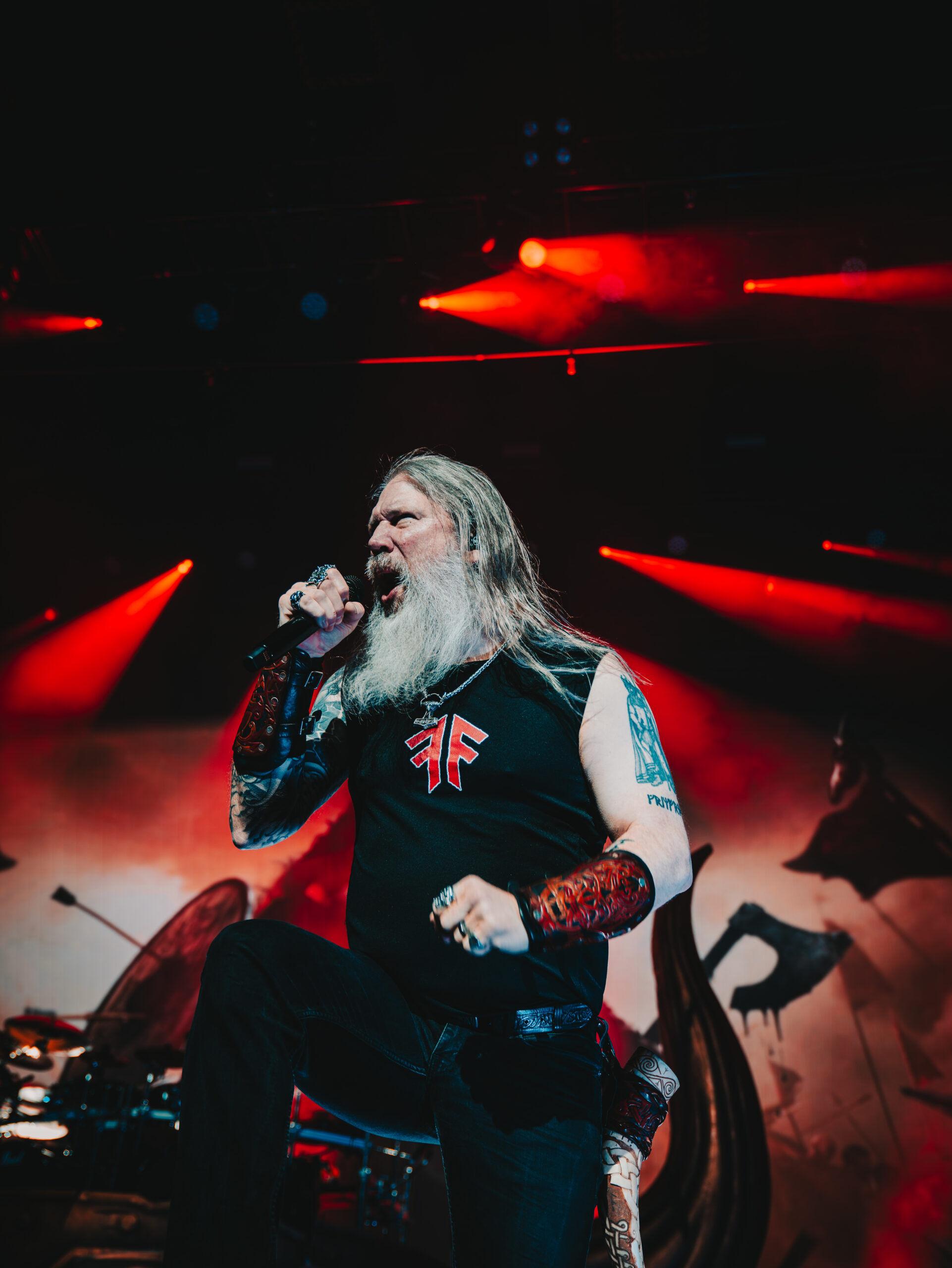Amon Amarth photo by Zak DeFreze for HM Magazine
