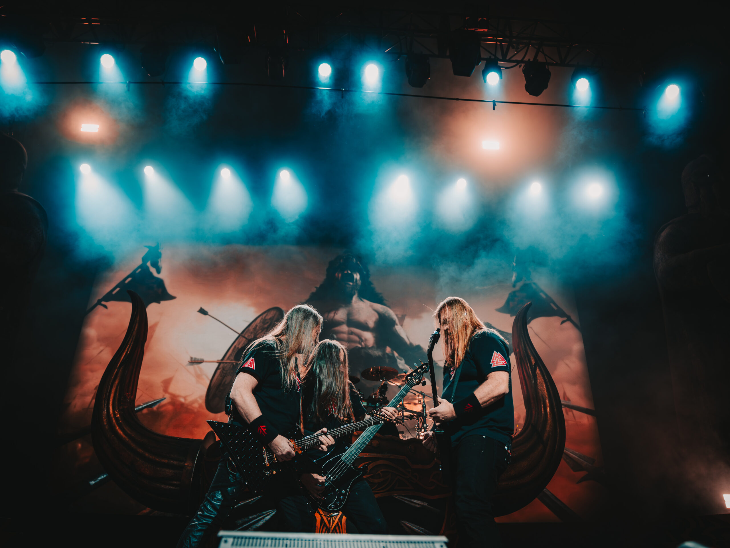 Amon Amarth photo by Zak DeFreze for HM Magazine