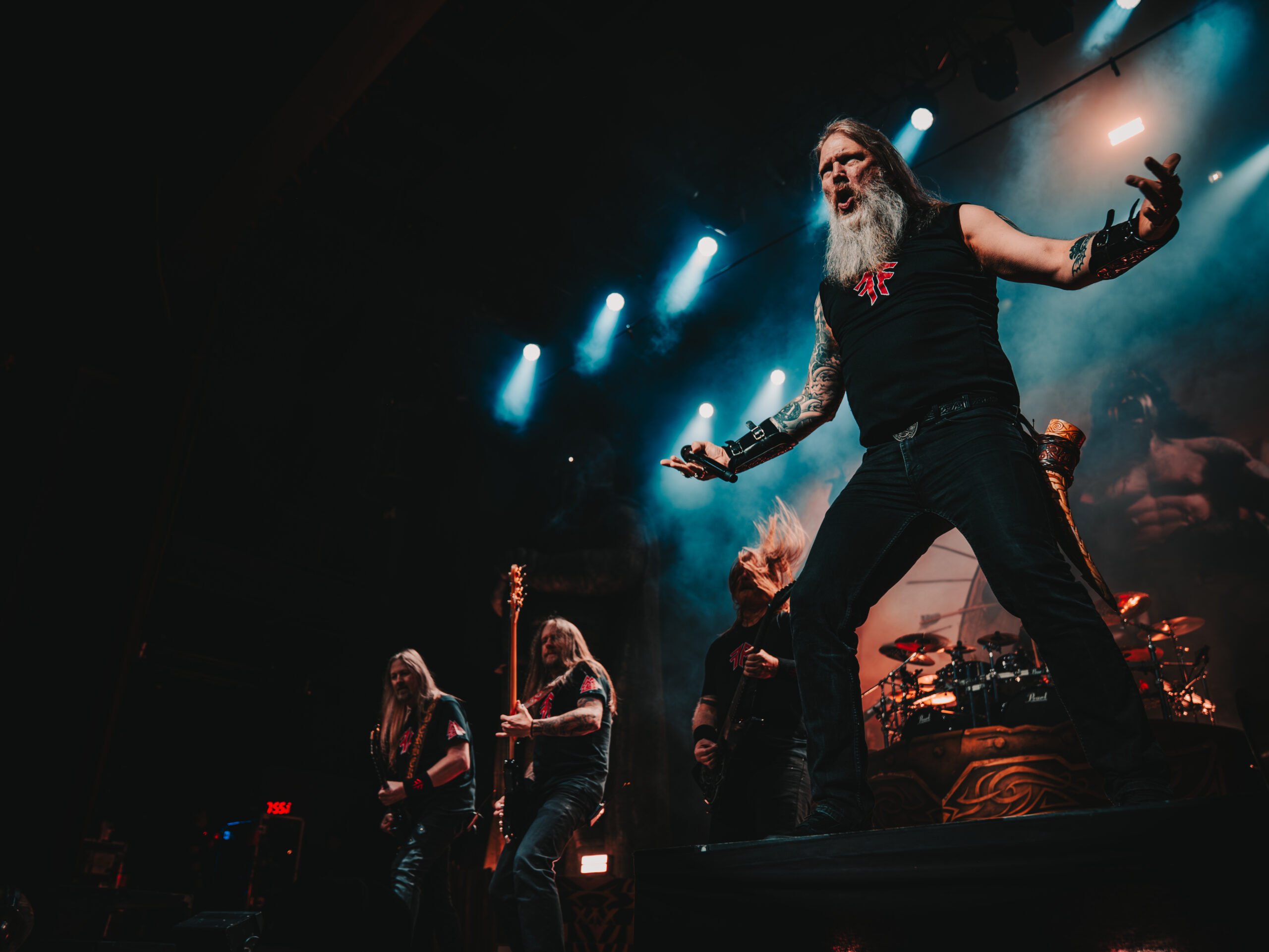 Amon Amarth photo by Zak DeFreze for HM Magazine