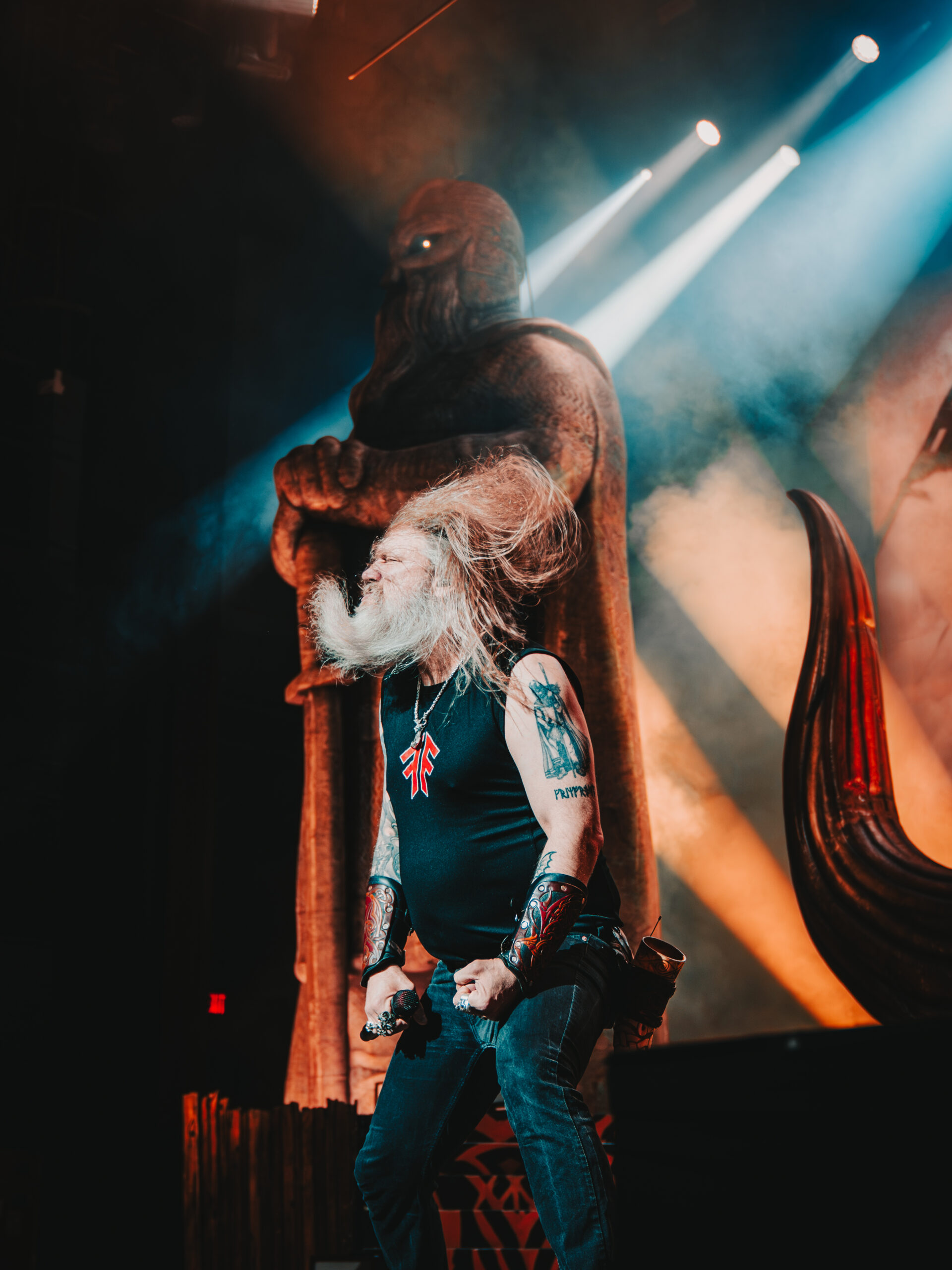 Amon Amarth photo by Zak DeFreze for HM Magazine