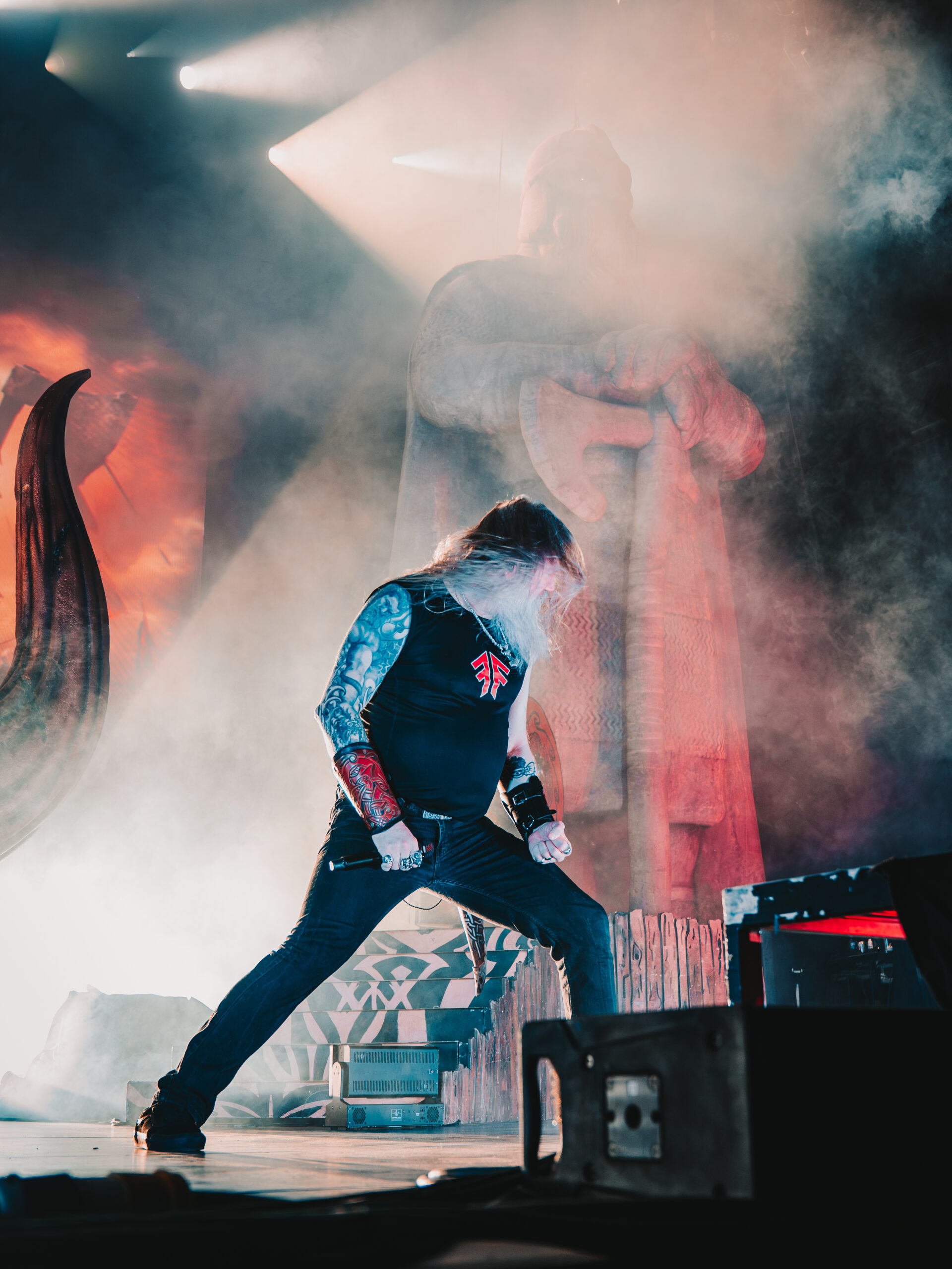 Amon Amarth photo by Zak DeFreze for HM Magazine