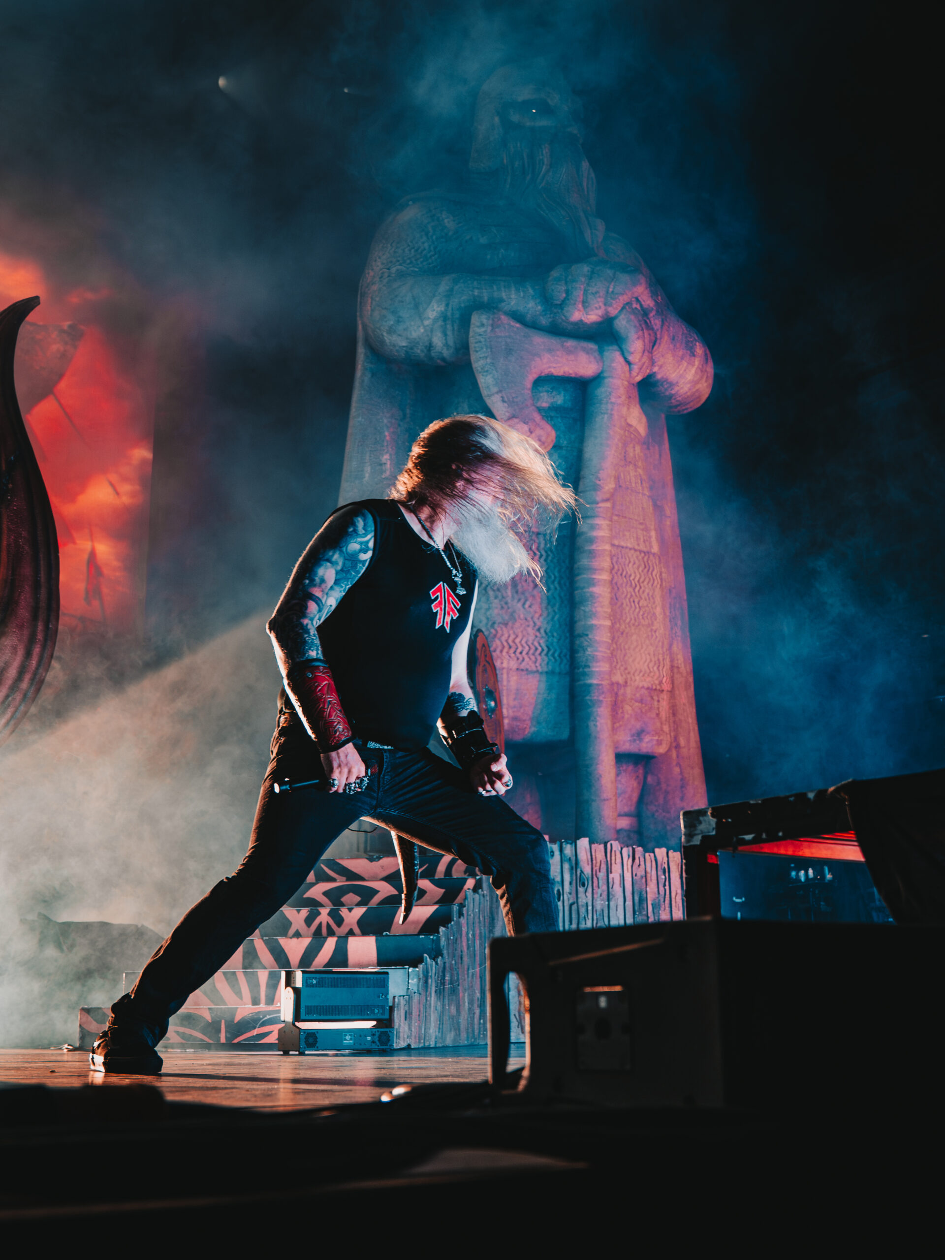 Amon Amarth photo by Zak DeFreze for HM Magazine