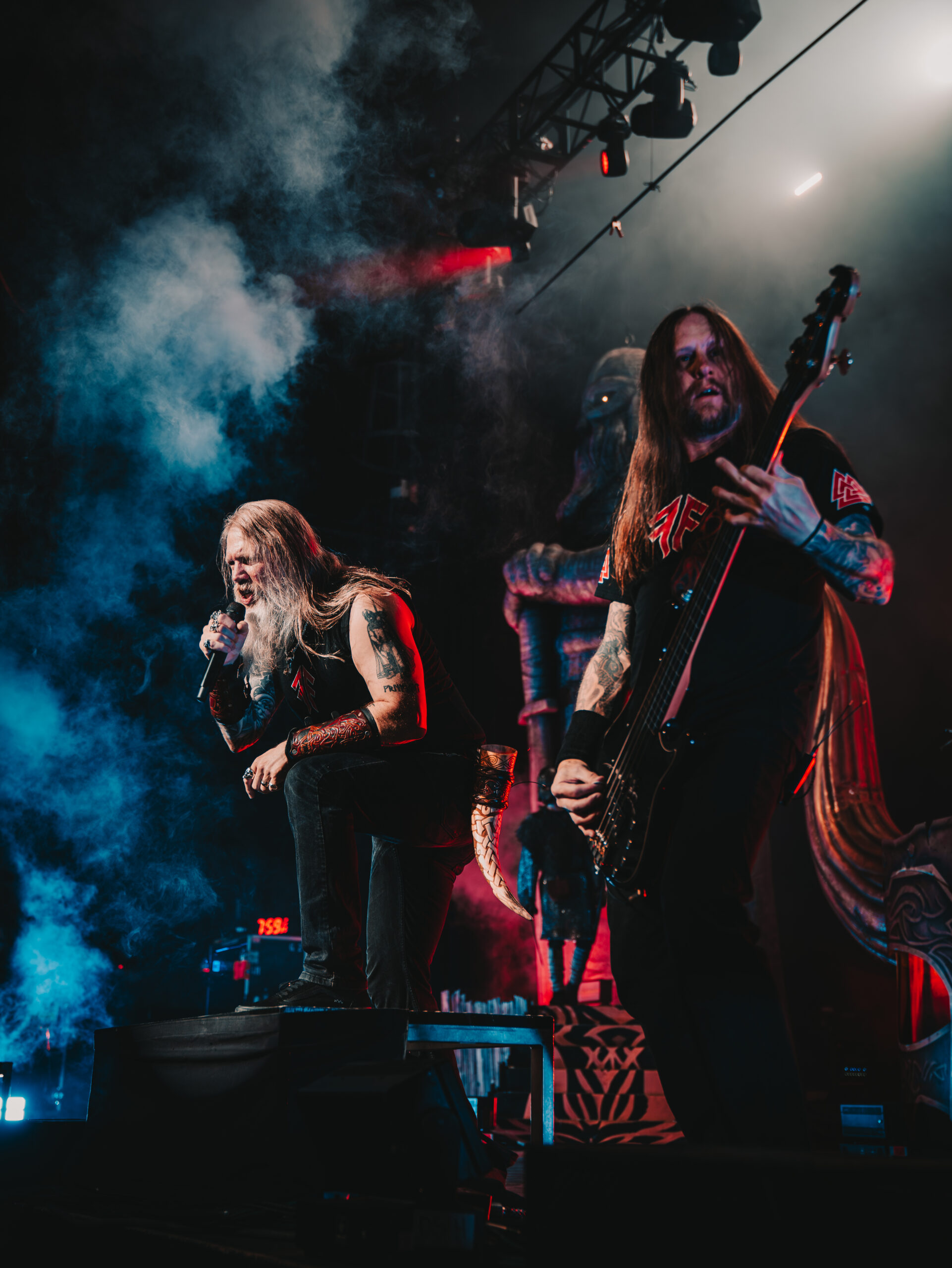 Amon Amarth photo by Zak DeFreze for HM Magazine