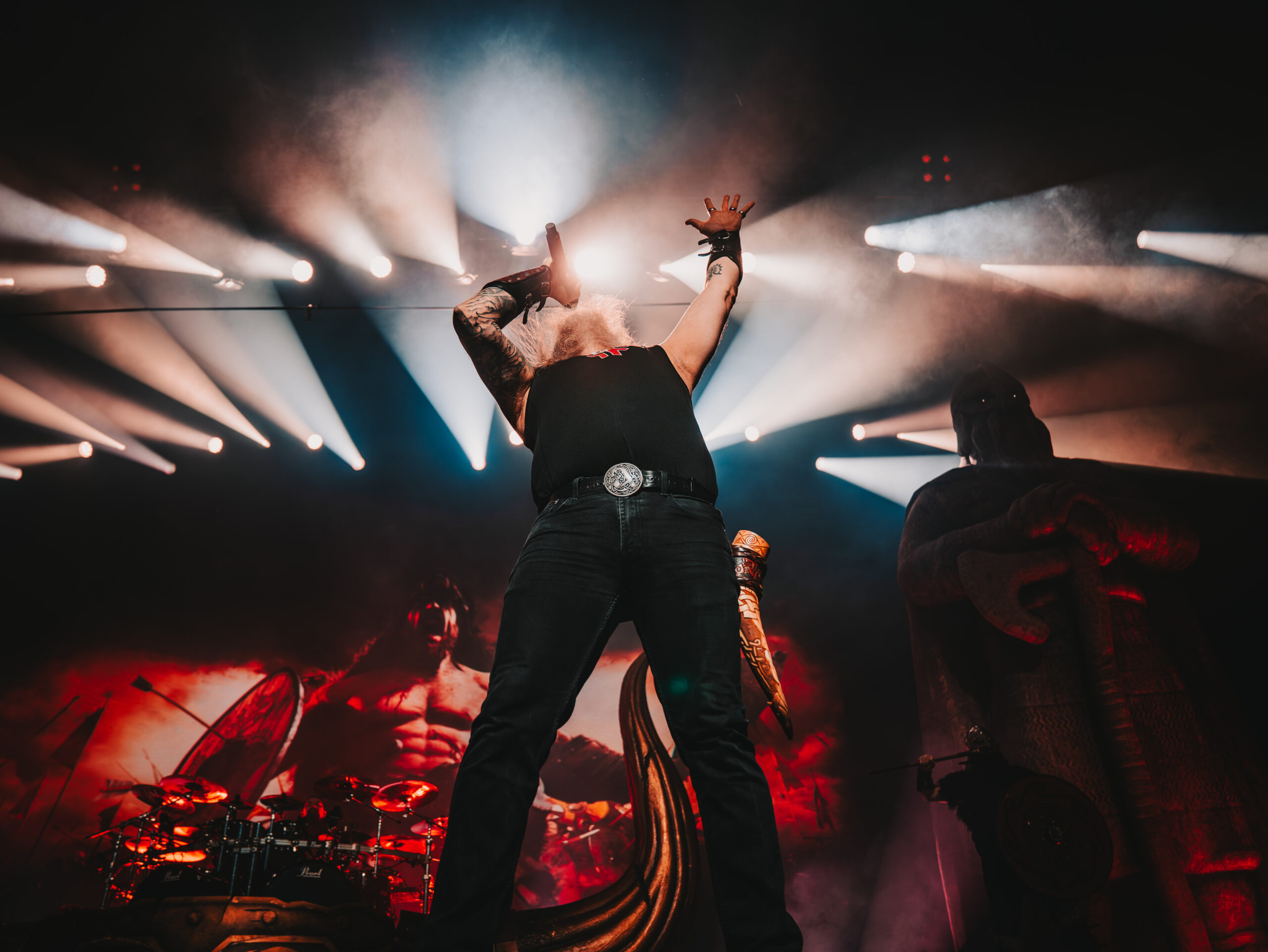 Amon Amarth photo by Zak DeFreze for HM Magazine