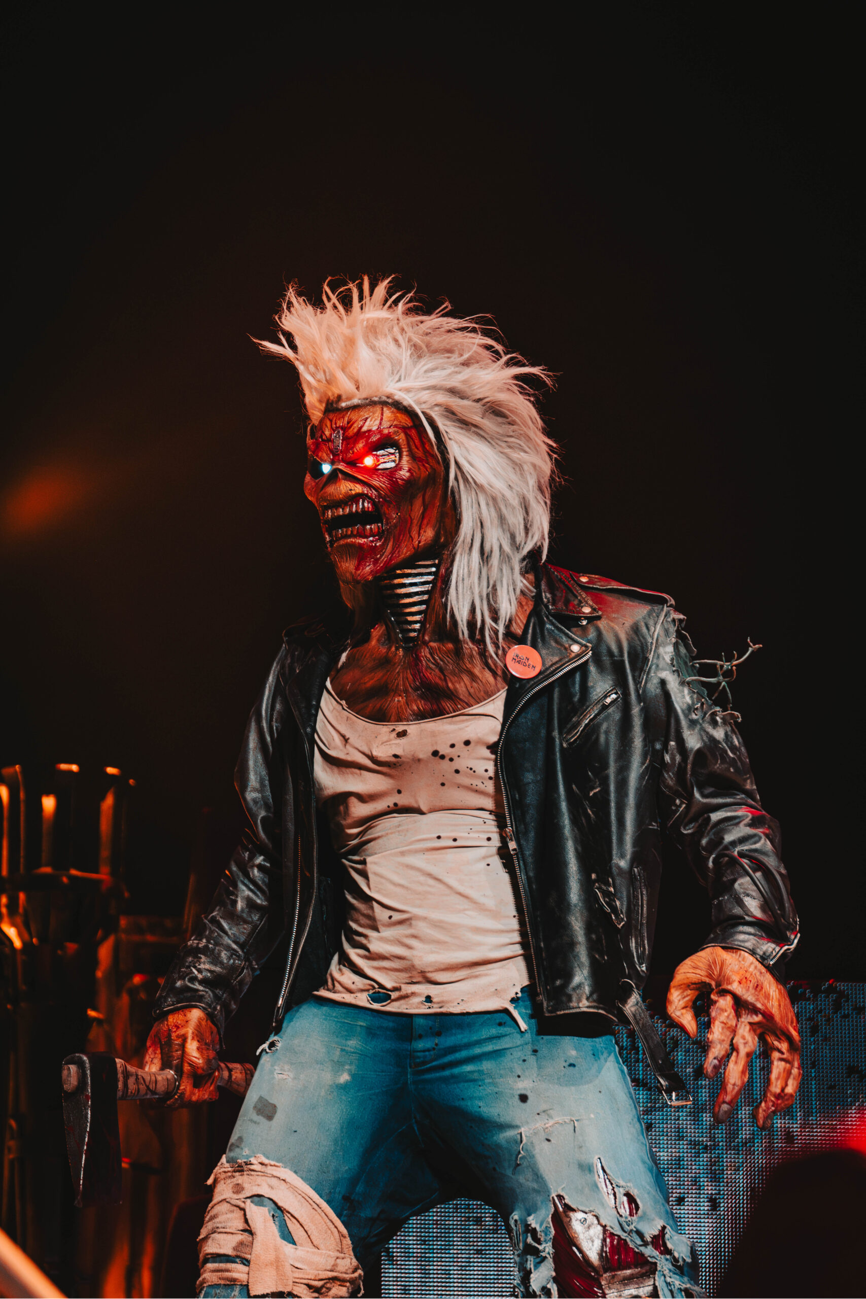 Iron Maiden photo by Zak DeFreze for HM Magazine