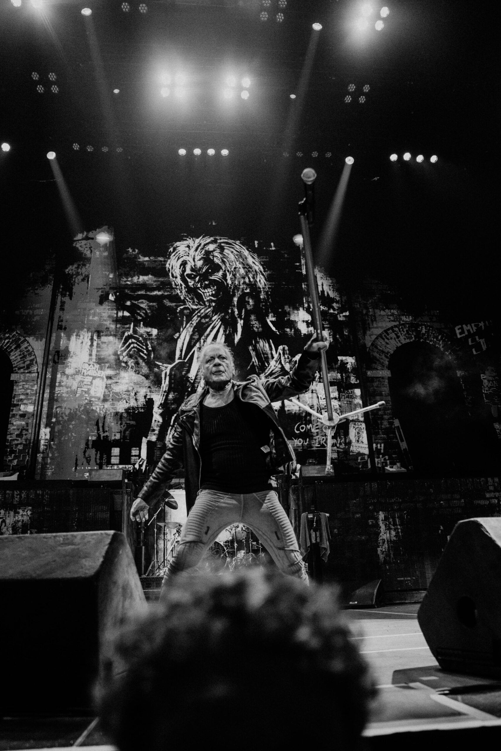 Iron Maiden photo by Zak DeFreze for HM Magazine